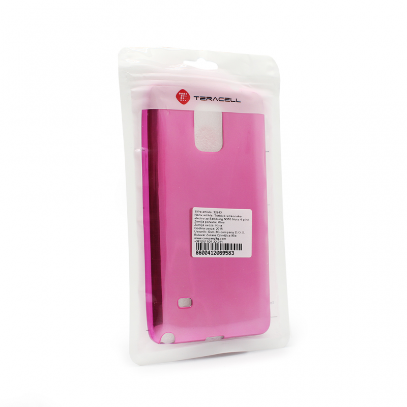Torbica silikonska electro za Samsung N910 Note 4 pink - Silikonske odakle ide sve