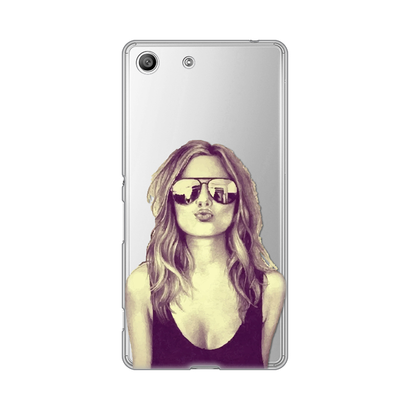 Torbica silikonska Print Skin za Sony Xperia M5/E5653 Cristal Case 450 Girl Kiss - NEDEFINISANO RAZNO