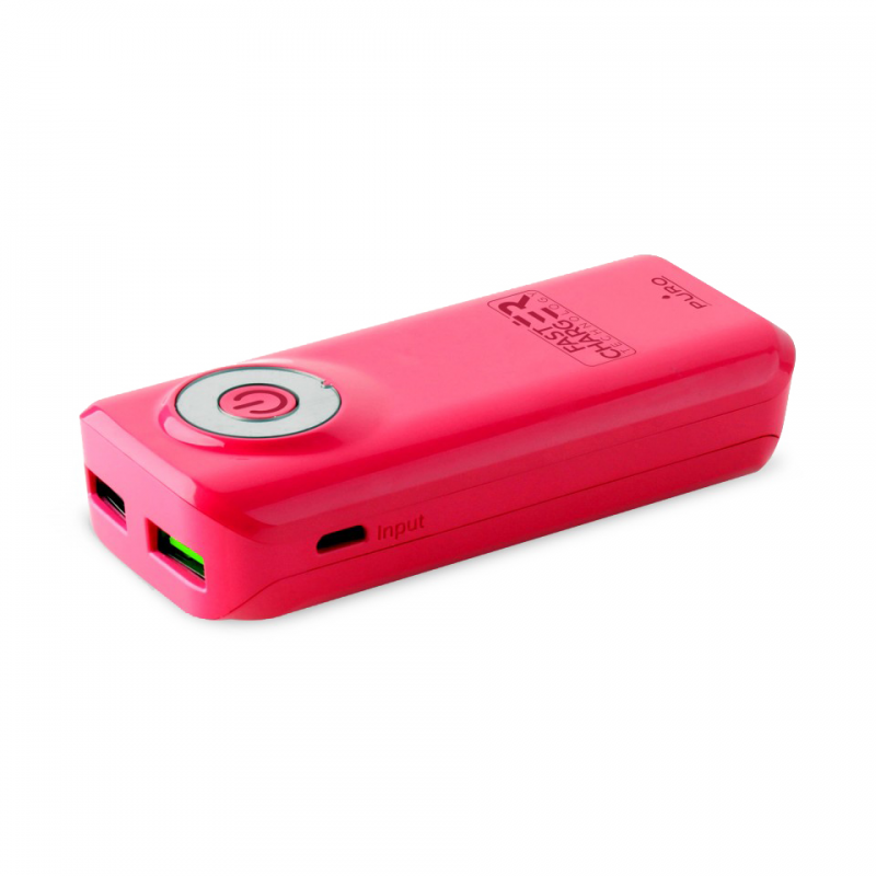 Back up baterija Puro B40C3 dual USB 4000 mAh pink - Backup za baterije