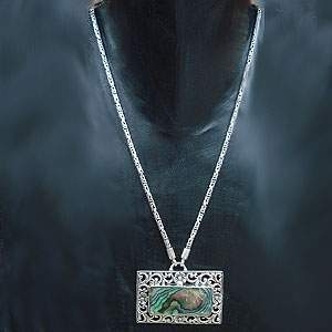 Srebrna ogrlica 1611pawa - Srebrne ogrlice